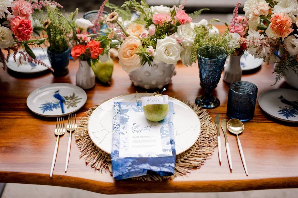 Table scape details