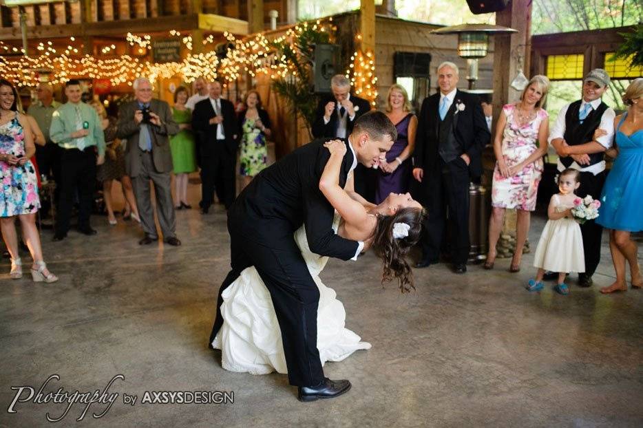 Couple dancing