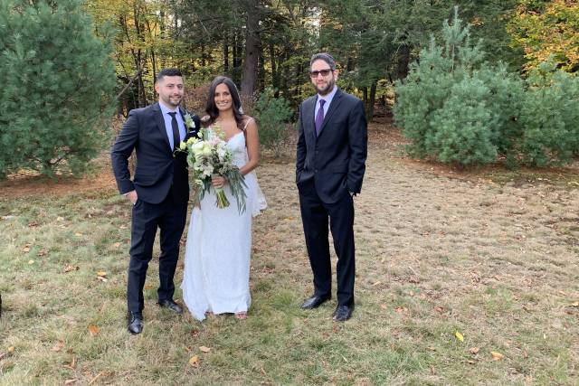 Wedding in the woods
