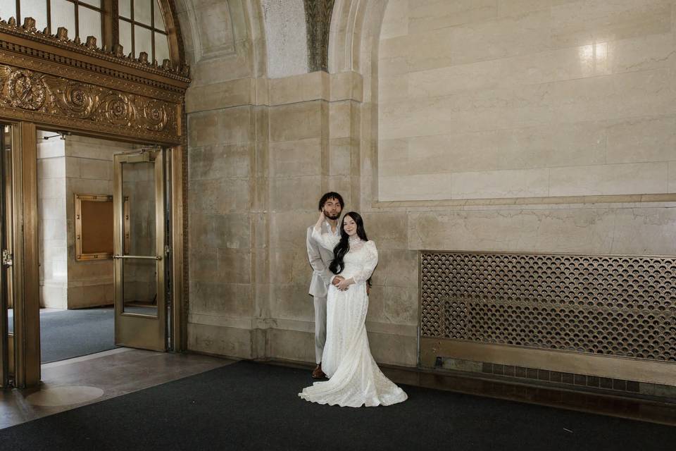 Chicago City Hall Elopement