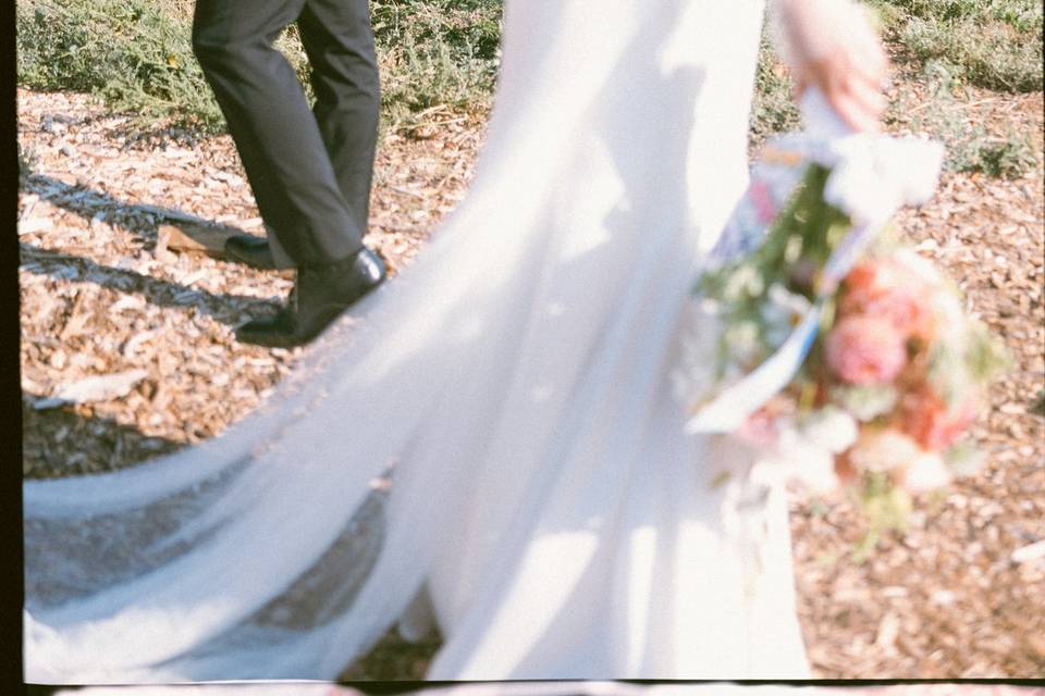 Bride and groom portrait