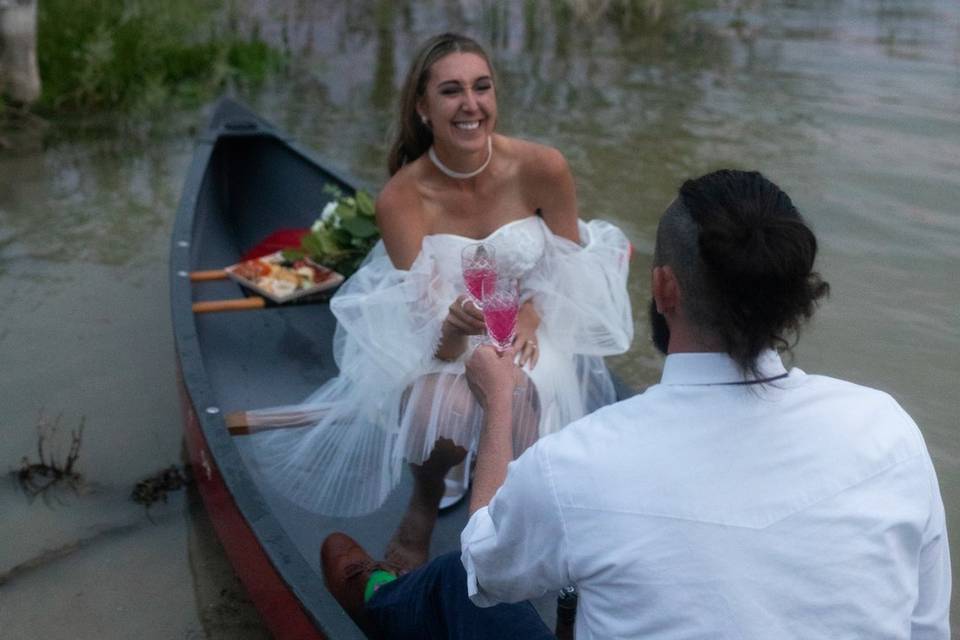 Reno Elopement Bridals Canoe