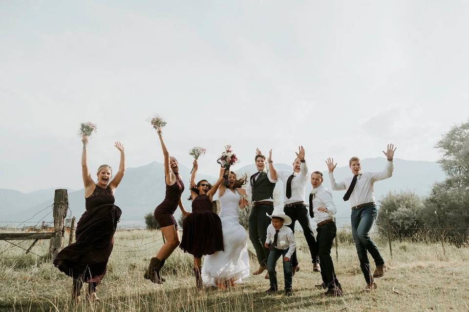 Reno Wedding Bridal Party