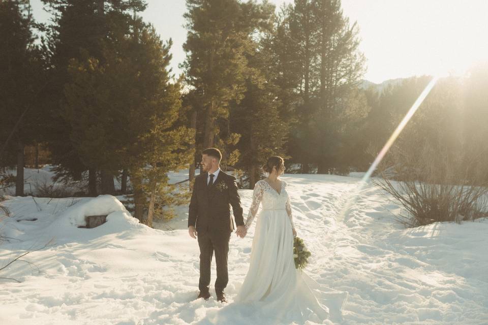 Lake Tahoe Winter Elopement