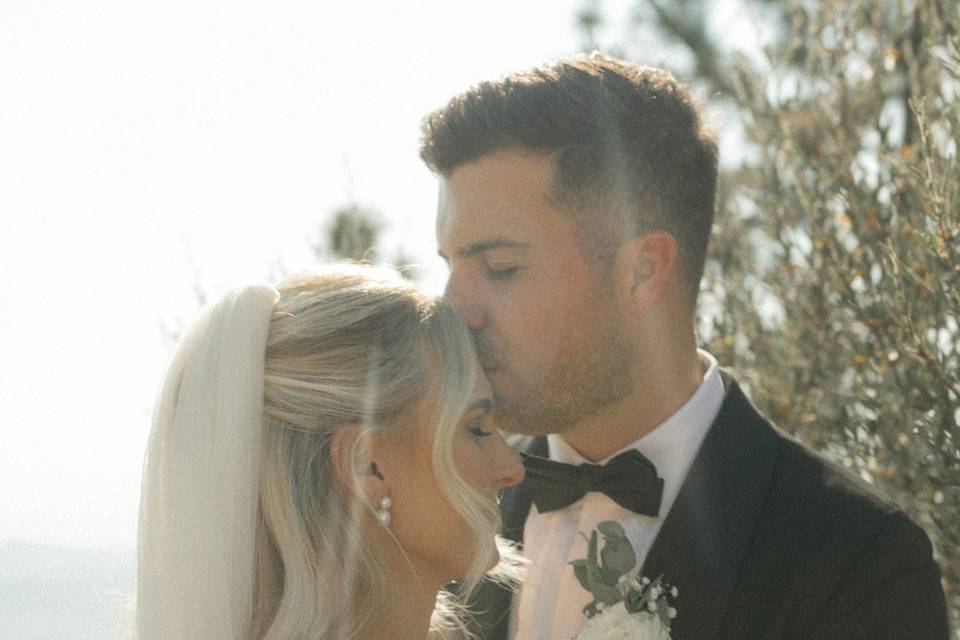 Bride Groom Lake Tahoe Wedding