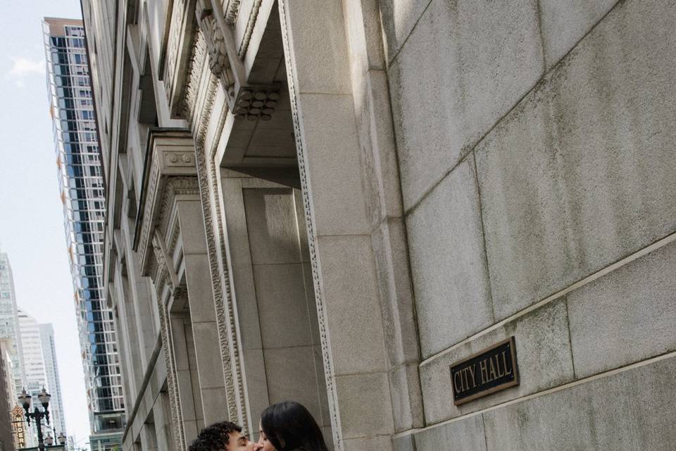 Chicago city hall elopement