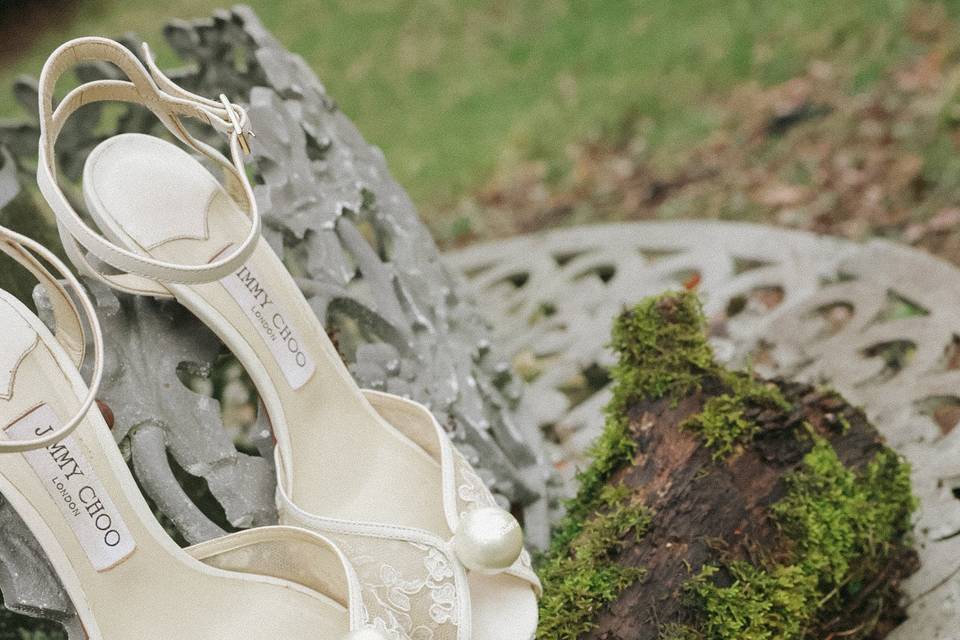 Jimmy choo wedding lace heels