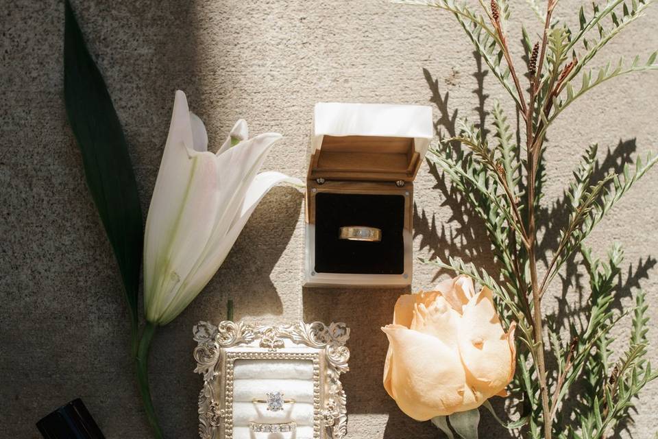 Wedding detail shot