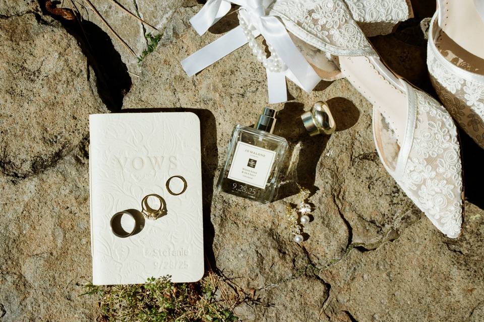 Wedding detail shot
