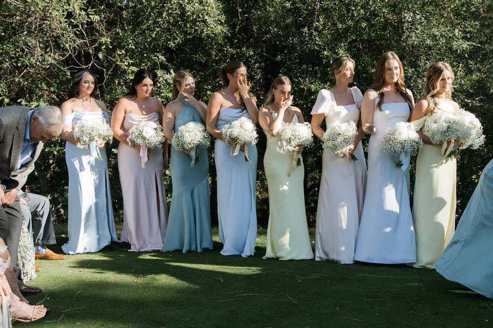 Bridesmaids in lake tahoe