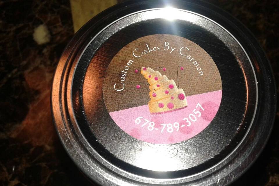 Custom Jar cakes by Carmen