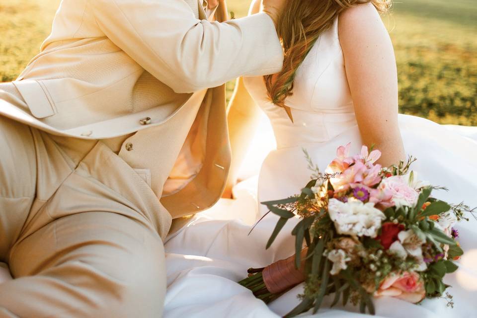 First Sunset as Mr. & Mrs.
