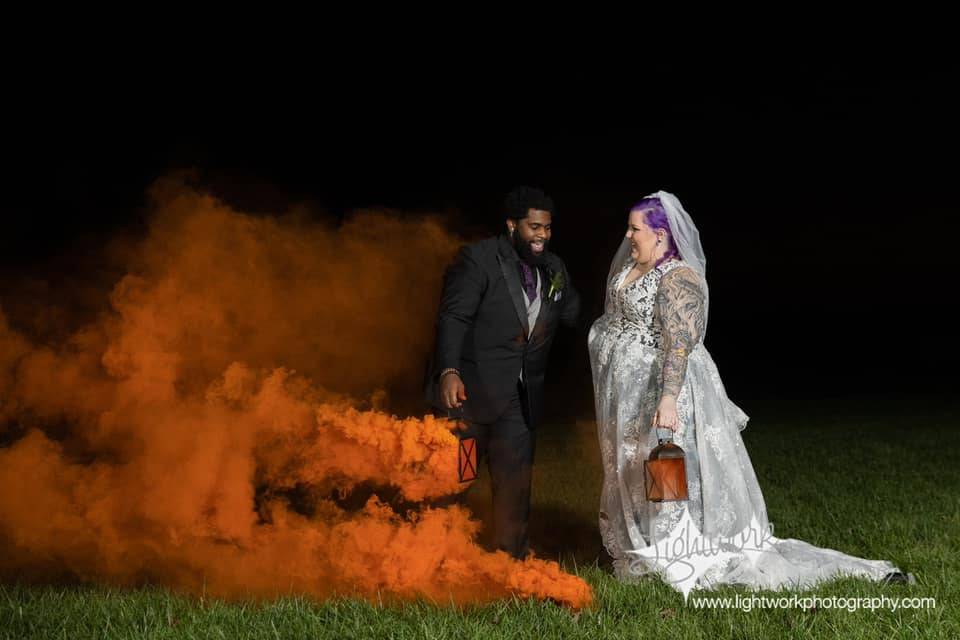 Halloween Bride and Groom