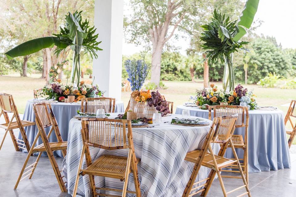 Tropical Outdoor Wedding