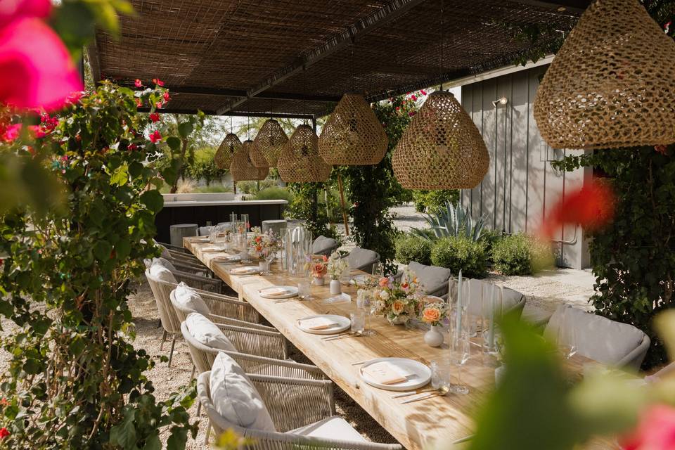 Garden inspired wedding