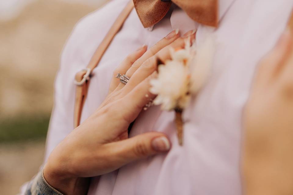 Dried boutonniere