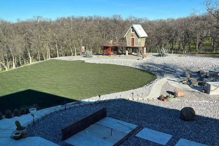 The lawn is in!