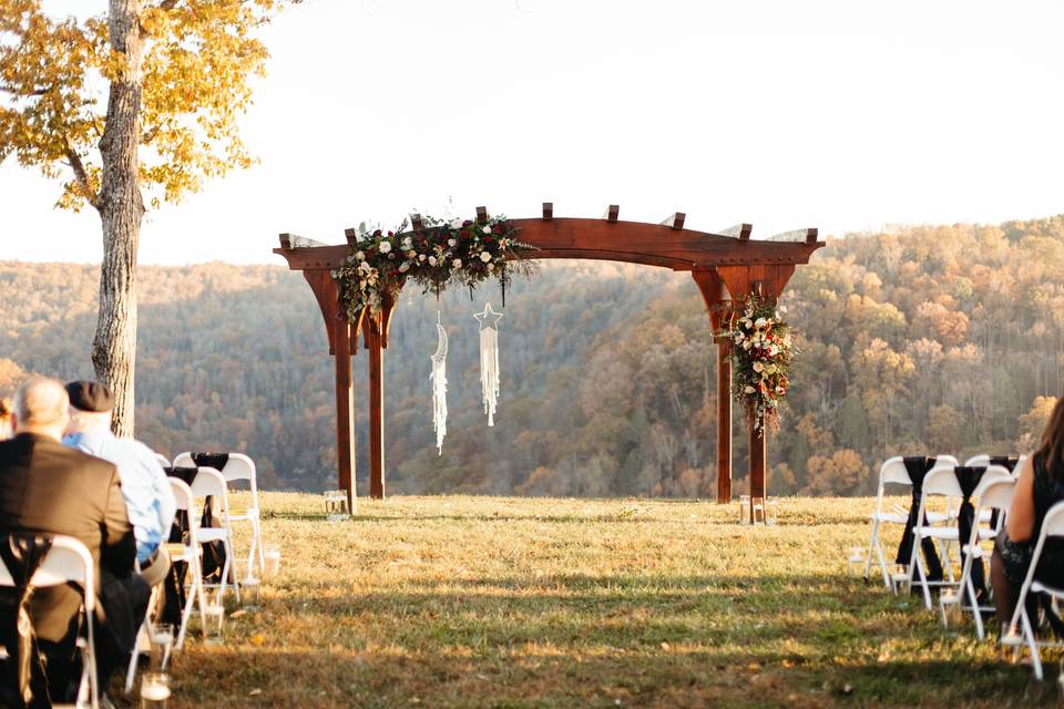 Ceremony set up