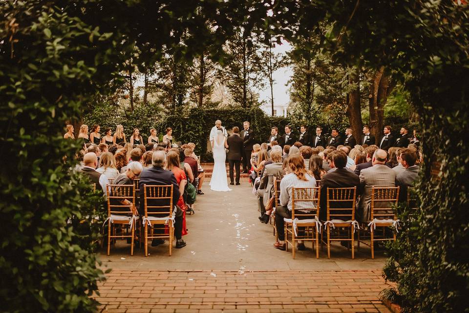 Garden ceremony