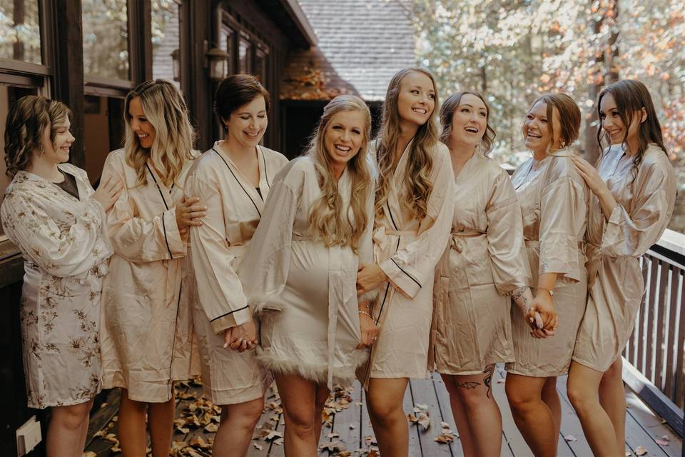 Bride & Bridesmaids