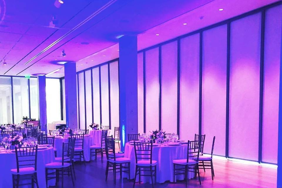 Reception lighting