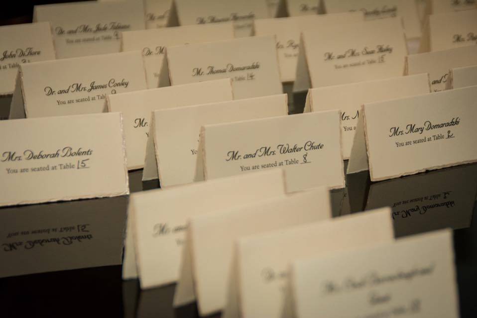 Personalized Escort Cards