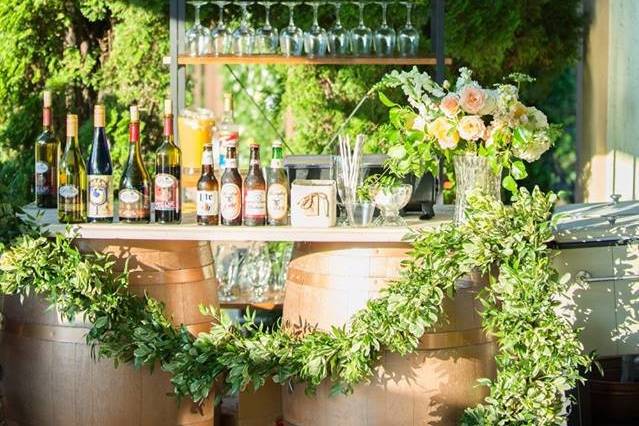 Bridal Party in Vineyard