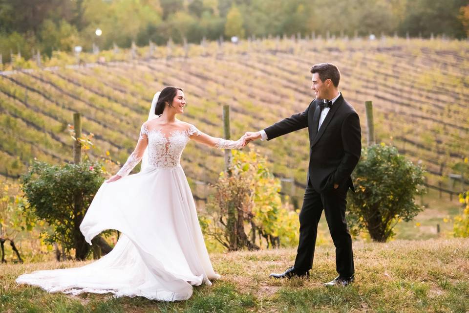 Fall Winery Wedding