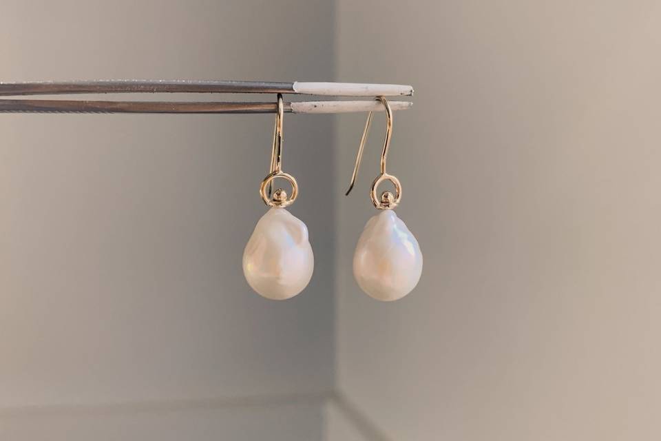 Custom Pearl Earrings