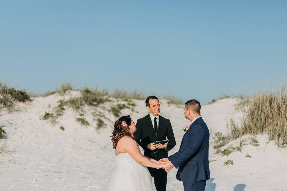 Ceremony on Clearwater Beach