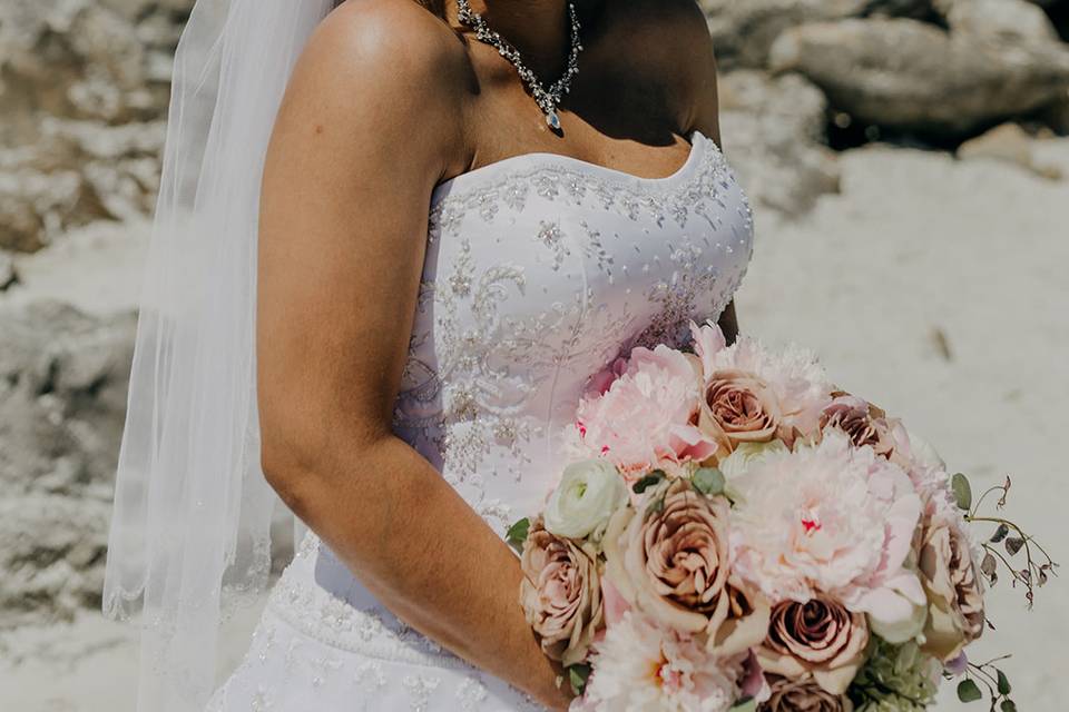 Beautiful Beach Bride