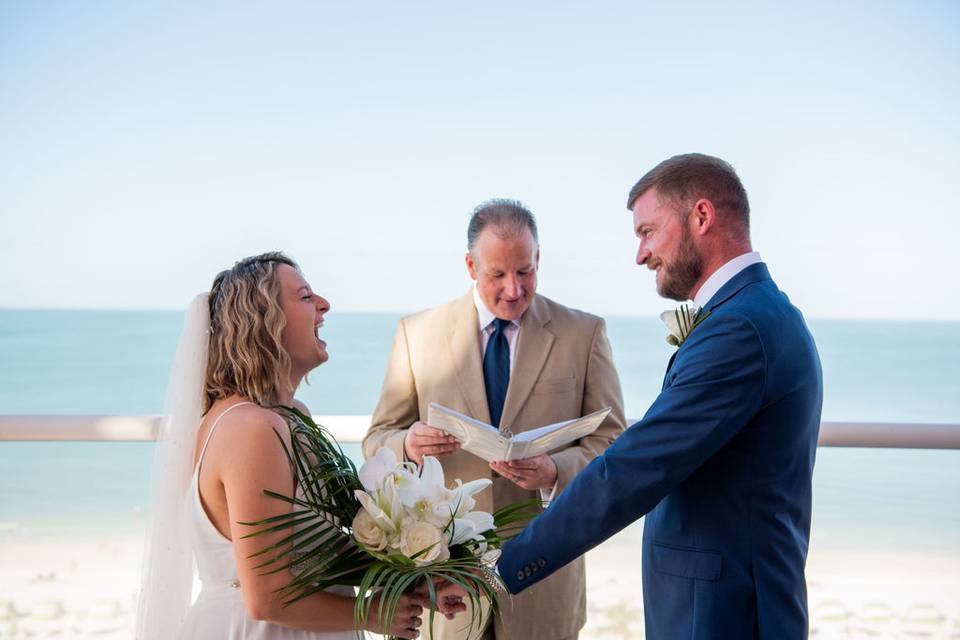 Oceanfront Rooftop Ceremony