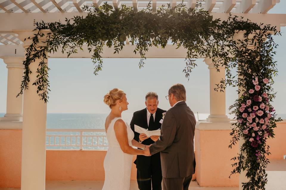 Gulf Front Terrace Ceremony