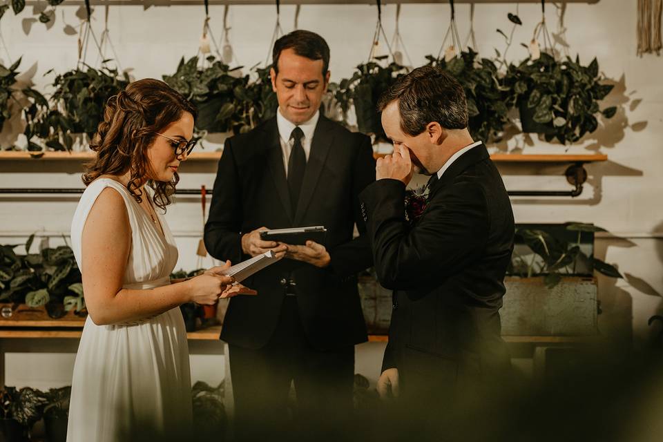 Sharing Personal Vows