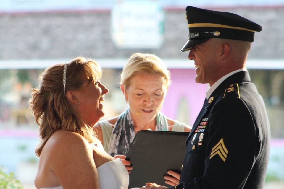 Indoor wedding