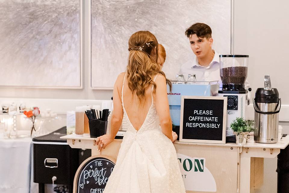 Latte Art at your wedding