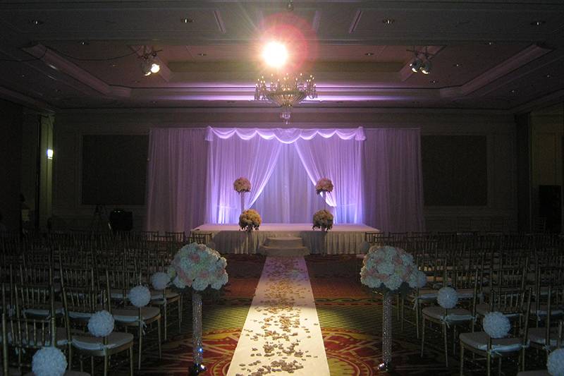 Drape with Lighting