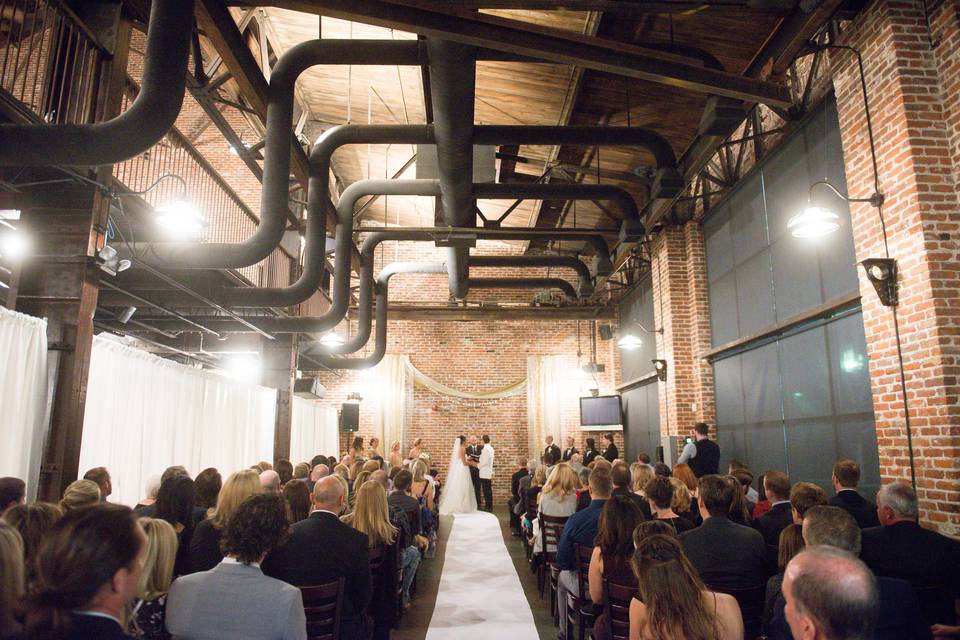 Industrial ceremony space