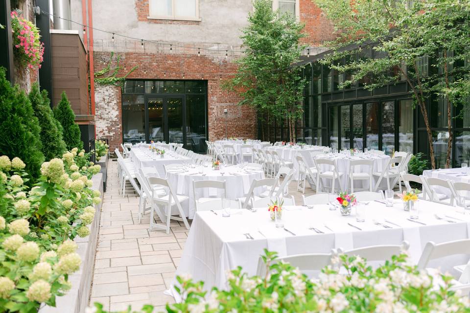 Courtyard reception