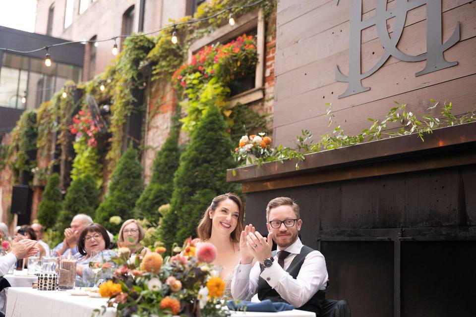 Courtyard Wedding