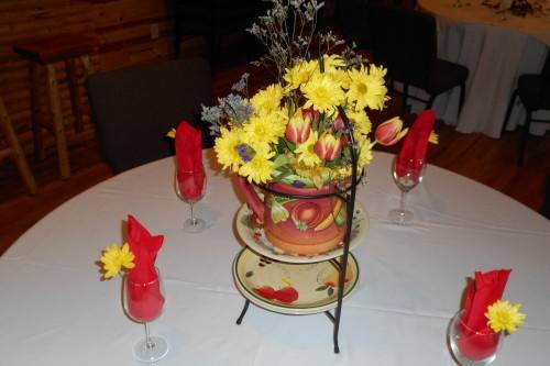 Sunflower centerpiece