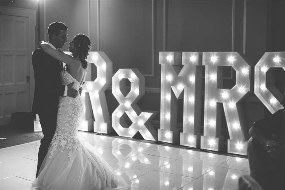 Dance floor in the Ballroom