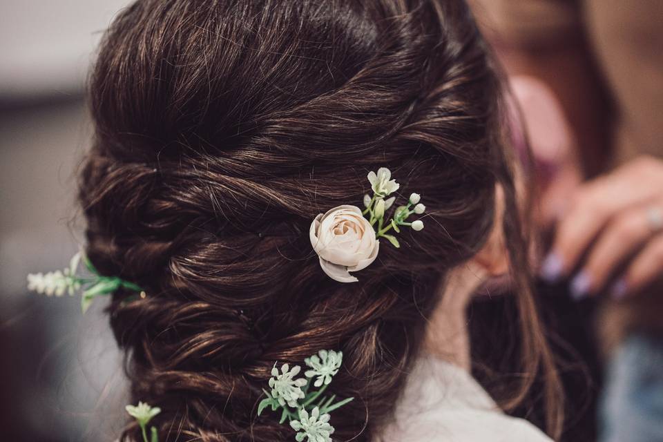 Bridal hair