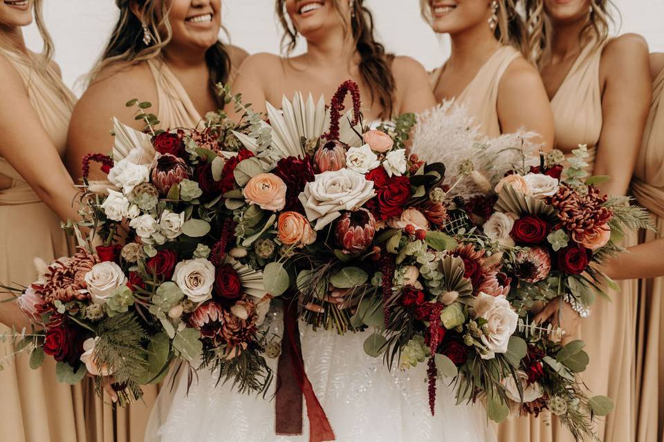 Boho bouquets