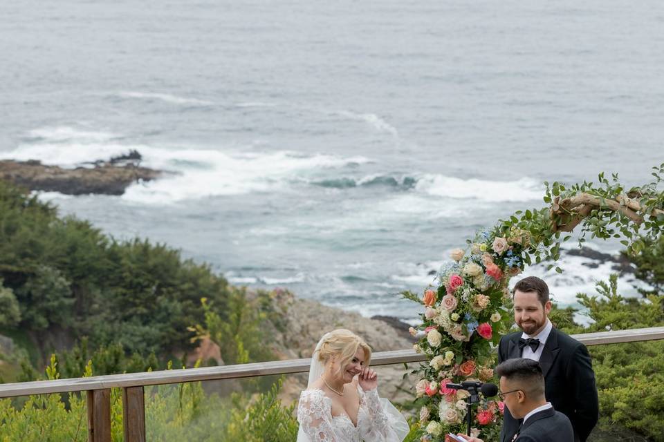 Coastal Wedding ceremony