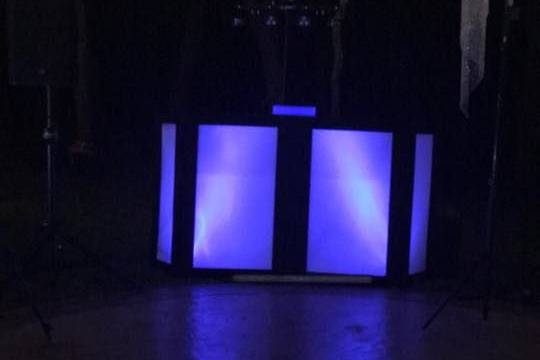 DJ booth set-up