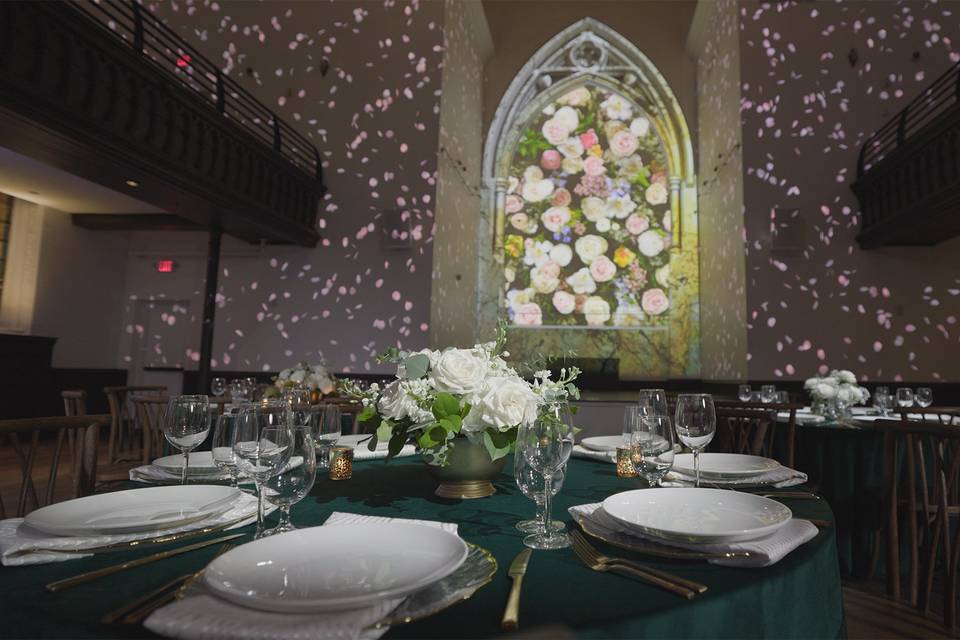 Floral Wall Projection
