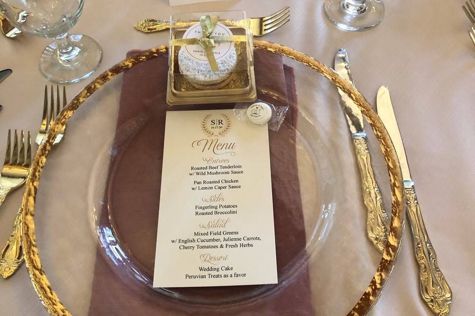 Table Menu