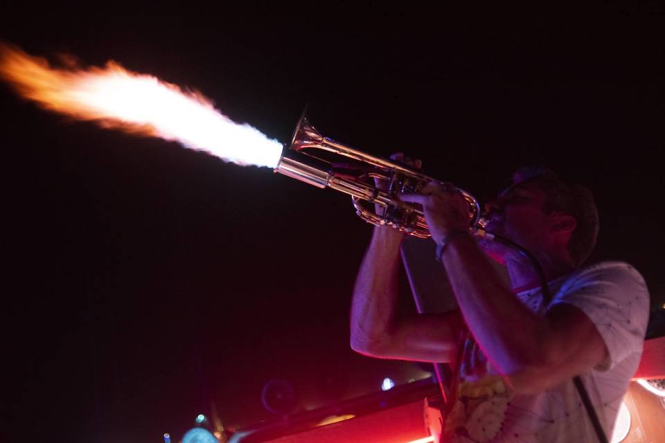 Burning Man Fire Trumpet