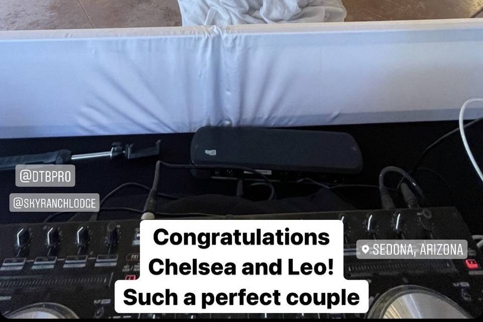 Congratulations Chelsea & Leo